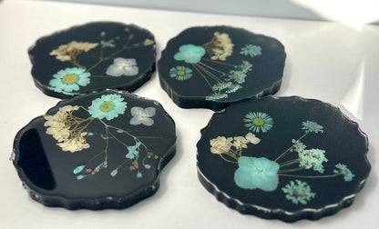 Floral Coaster Set - Bragg About It Artistry