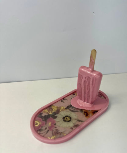 Floral Popsicle Ring Holder - Bragg About It Artistry