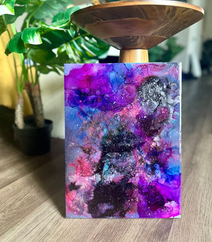 Galaxy Resin Art - 12x16" - Bragg About It Artistry