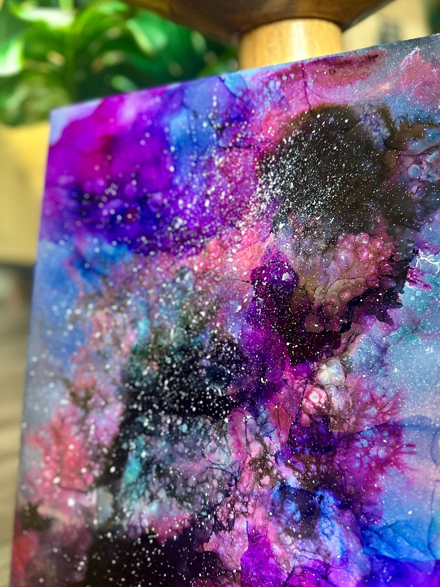 Galaxy Resin Art - 12x16" - Bragg About It Artistry