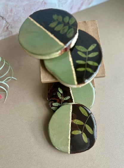 Leaf Coasters - Bragg About It Artistry