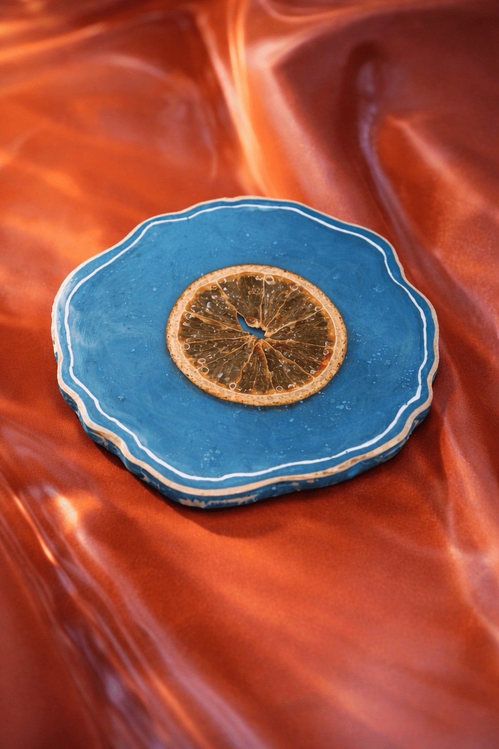 Orange Slice Coaster Set (4) - Bragg About It Artistry