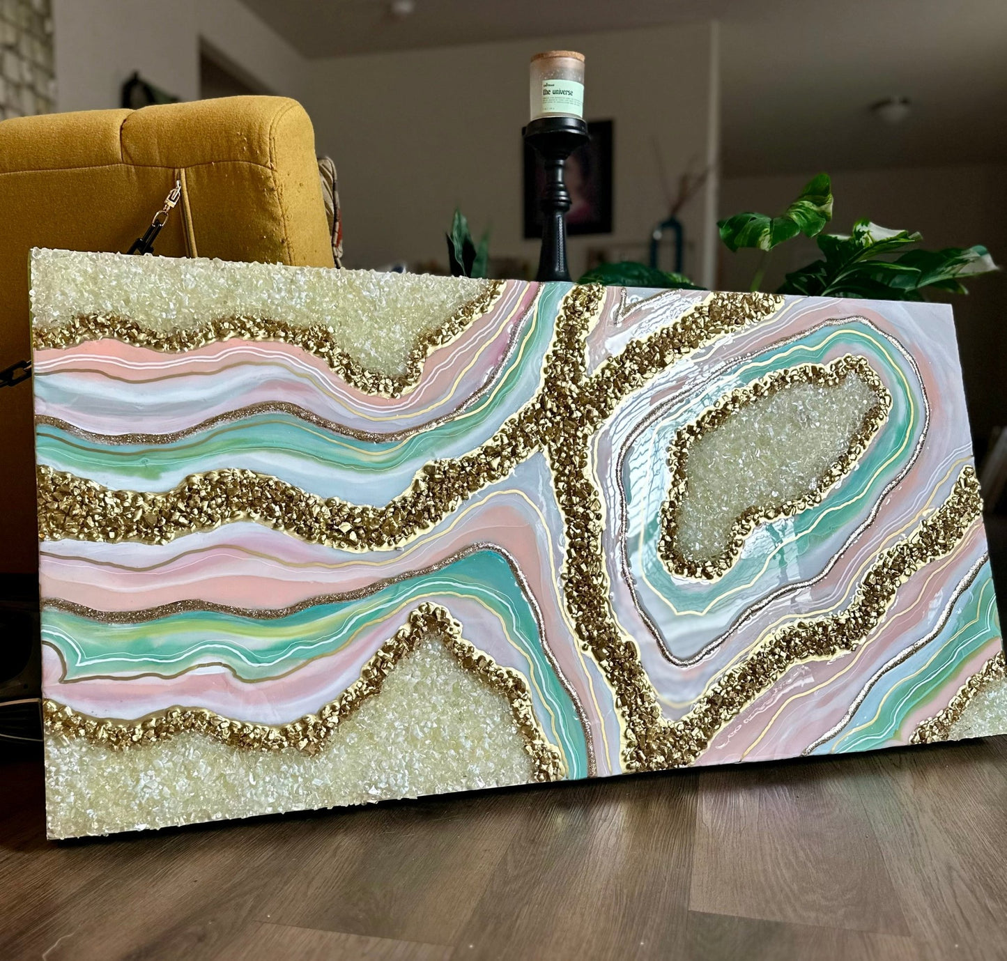 Pastel Geode Art - Bragg About It Artistry