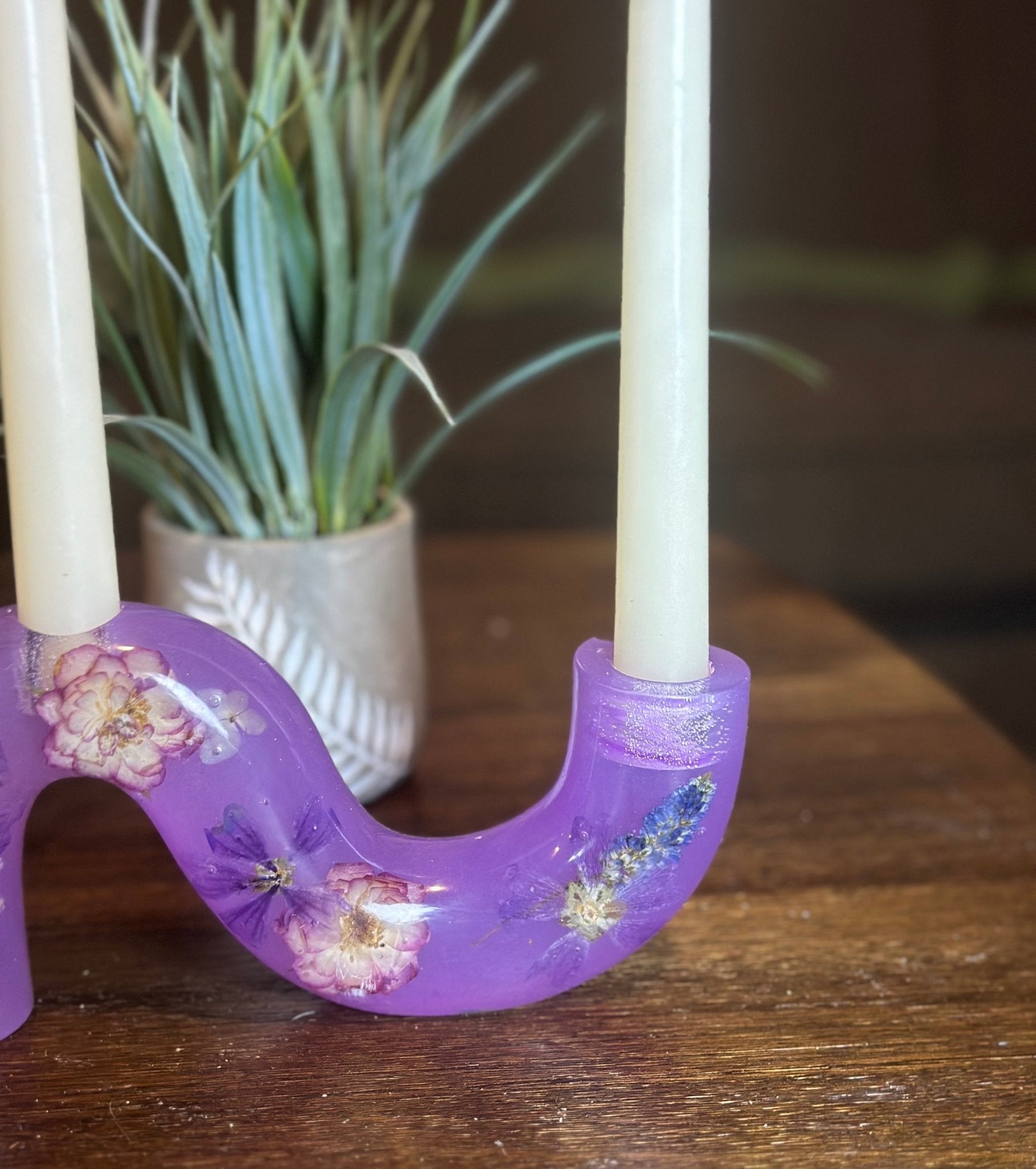 Squiggle Candle Holder - Bragg About It Artistry