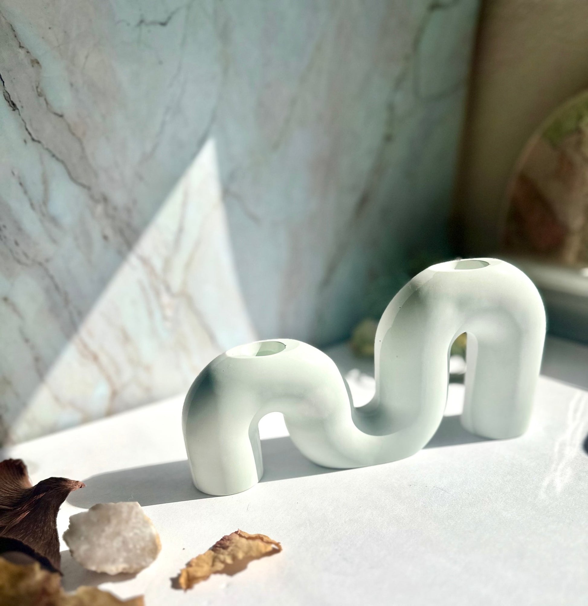 Wavy Candle holder - Bragg About It Artistry