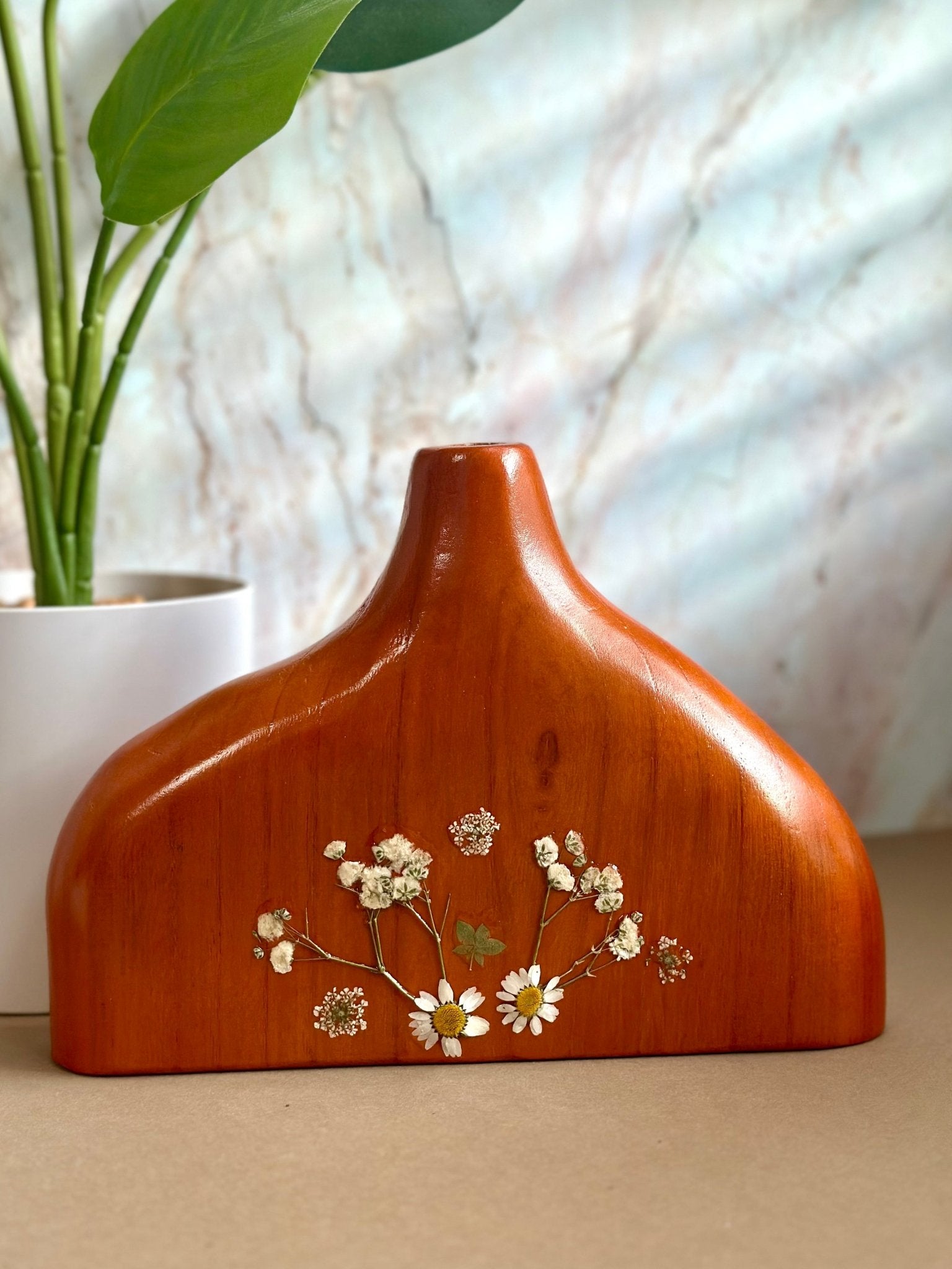 Wooden Floral Vase - Bragg About It Artistry