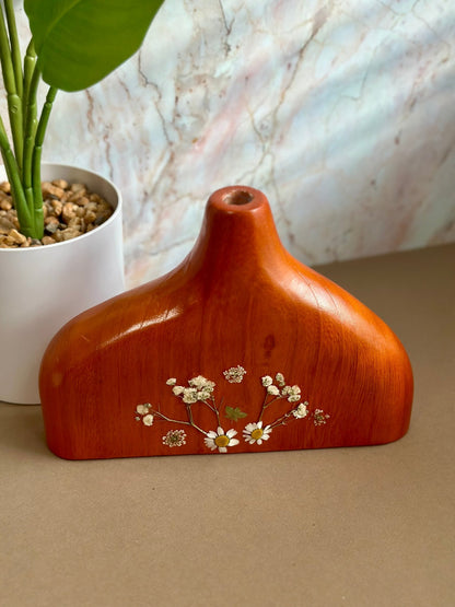 Wooden Floral Vase - Bragg About It Artistry