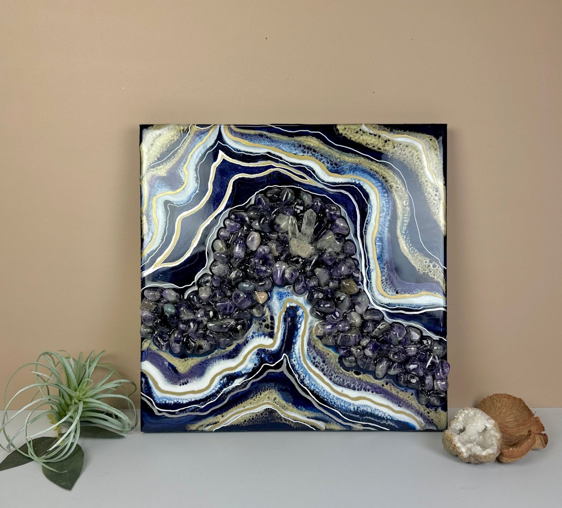 Amethyst - 8x8in - Bragg About It Artistry