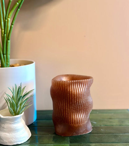 Brown Sock Vase - Bragg About It Artistry