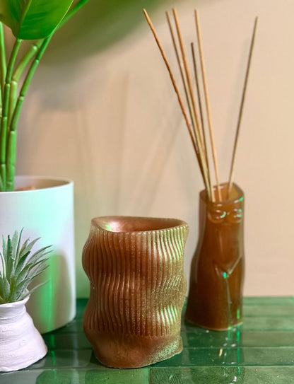 Brown Sock Vase - Bragg About It Artistry