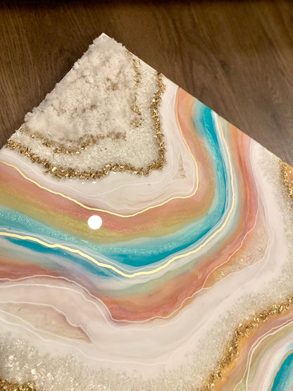 Colorful Geode - Bragg About It Artistry