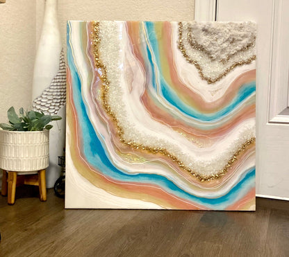 Colorful Geode - Bragg About It Artistry