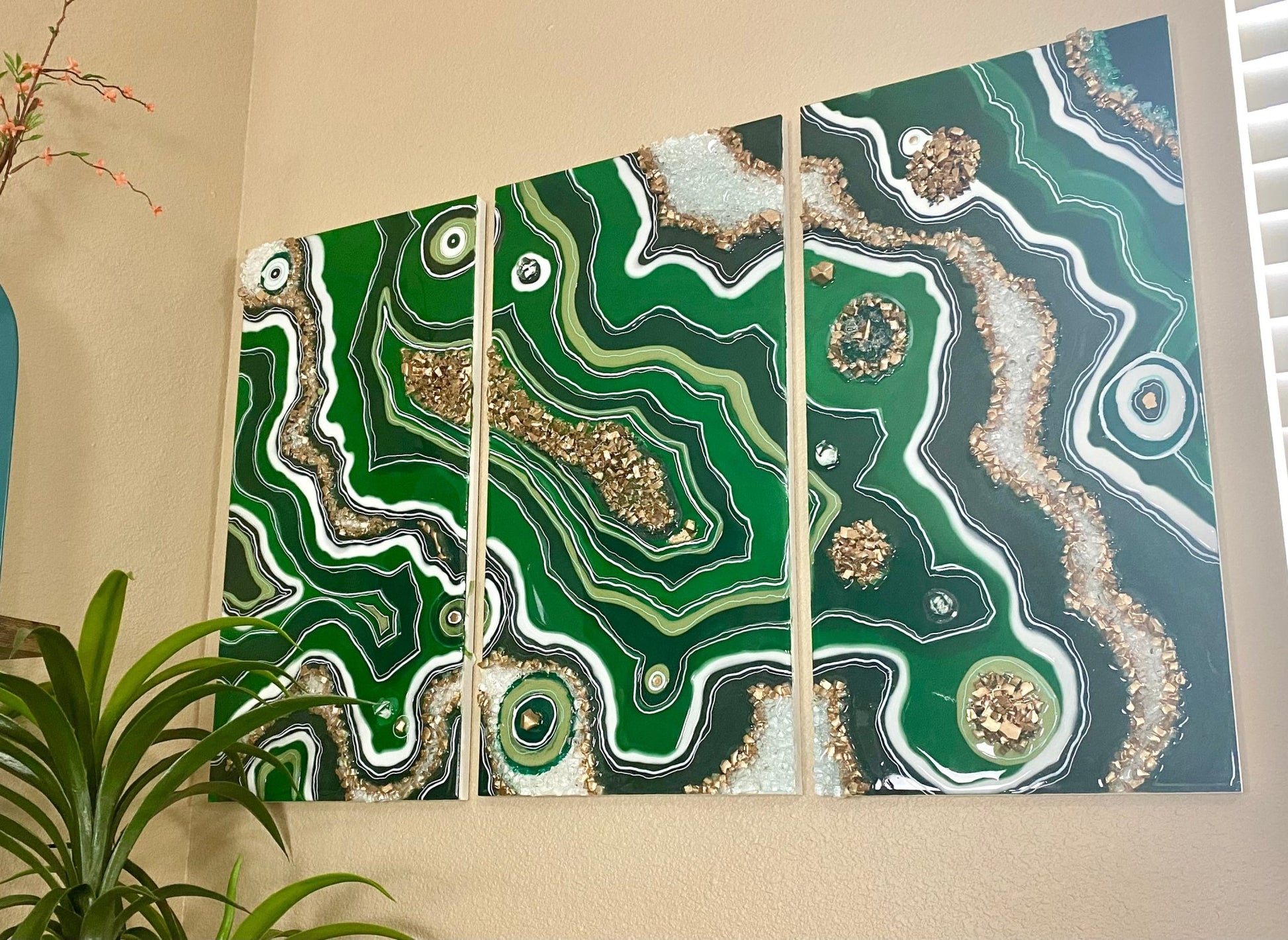 Malachite Geode - Bragg About It Artistry